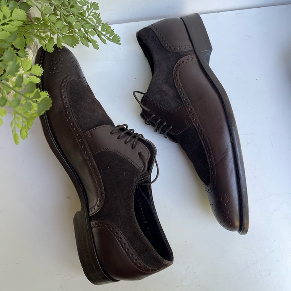 HUGO BOSS Branno brown leather Derbies Size 10 - Picture 14 of 15